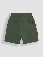 JoJo Maman Bébé Khaki Green Giraffe Appliqué Shorts - Image 3 of 4