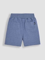 JoJo Maman Bébé Marl Blue Dino Dino Puff Print Shorts - Image 3 of 4