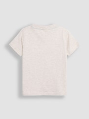 JoJo Maman Bébé Natural Little Explorer Puff Print T-Shirt - Image 2 of 6