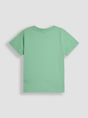 JoJo Maman Bébé Green Surfing Pineapple Printed T-Shirt - Image 2 of 3