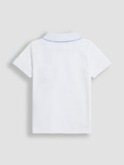 JoJo Maman Bébé White Polo Shirt - Image 2 of 3