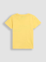 JoJo Maman Bébé Yellow Orange Fruit Printed T-Shirt - Image 2 of 3