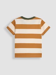 JoJo Maman Bébé Yellow Appliqué T-Shirt - Image 3 of 3