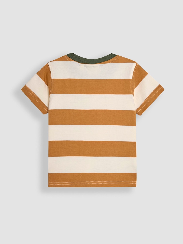 JoJo Maman Bébé Yellow Appliqué T-Shirt - Image 3 of 3