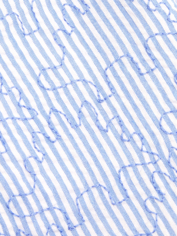 JoJo Maman Bébé Denim Dino Quilted Reversible Jacket - Image 7 of 7