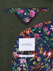Skopes Dark Green Single Breasted Jude Tweed Suit Jacket - Image 6 of 6
