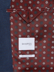 Skopes Blue Tailored Fit Hodgkinson Textured Jacket - Image 5 of 5