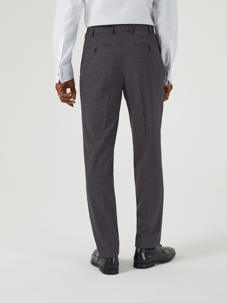 Skopes Norris Check Tailored Fit Suit Trousers - Imagen 2 de 4