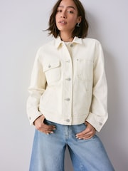 Ecru Denim Worker Jacket - Image 2 of 7