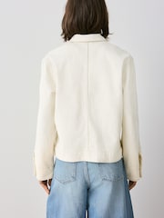 Ecru Denim Worker Jacket - Image 4 of 7