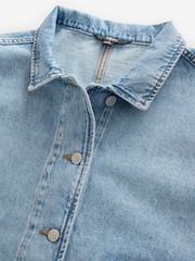 Bleach Oversized Denim 100% Cotton Jacket - Image 8 of 9