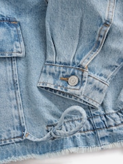 Bleach Oversized Denim 100% Cotton Jacket - Image 9 of 9