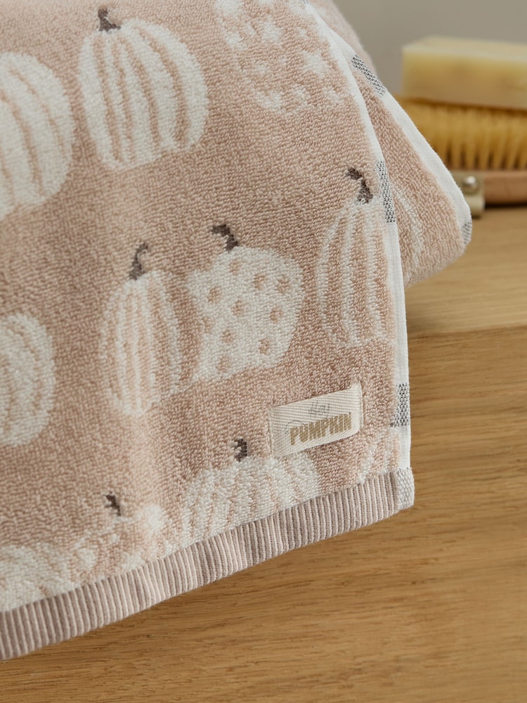 Autumn Pumpkin 100% Cotton Towel - Bild 6 von 6