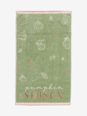 Set of 2 Multi Pumpkin Season 100% Cotton Hand Towels - Image 1 of 1