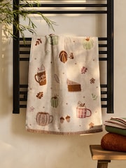 Set of 2 Pumpkin Season 100% Cotton Hand Towels - Bild 3 von 10