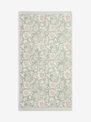 Toalha de algodão com estampa floral 100 - Imagem 1 de 2