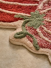 Orange Autumn Pumpkin 100% Cotton Bath Mat - Image 3 of 4