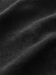 Black Pleated Front Denim Longline Shorts - Image 7 of 7