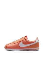 Nike Pink White Youth Cortez Trainers - Image 5 of 10