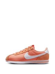 Nike Pink White Youth Cortez Trainers - Image 6 of 10