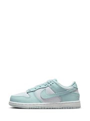 White/Glacier Blue - Nike Junior Dunk Low Shoes - Bild 2 von 8