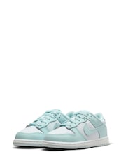 White/Glacier Blue - Nike Junior Dunk Low Shoes - Bild 3 von 8
