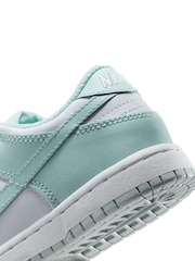 White/Glacier Blue - Nike Junior Dunk Low Shoes - Bild 8 von 8