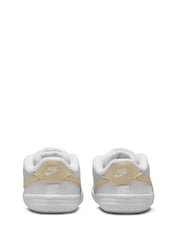 Nike White Natural Air Force 1 Crib Trainers - Image 6 of 8