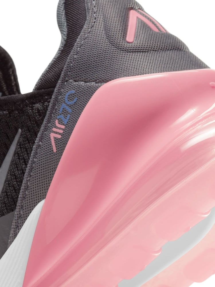Nike Black/Pink Youth Air Max 270 Trainers - Image 10 of 10