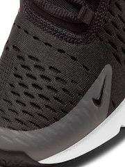 Nike Black/Pink Youth Air Max 270 Trainers - Image 9 of 10