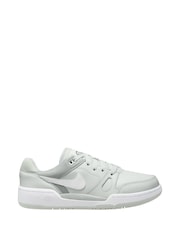 Nike Grey/White Youth Full Force Low-Top Trainers - Image 1 of 4