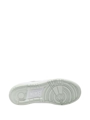 Nike Grey/White Youth Full Force Low-Top Trainers - Image 4 of 4