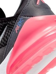 Nike Black/Pink Junior Air Max 270 Trainers - Image 8 of 8