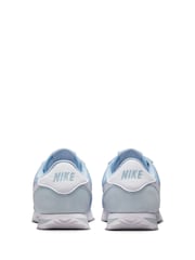 Nike Light Blue White Youth Cortez Trainers - Image 4 of 8