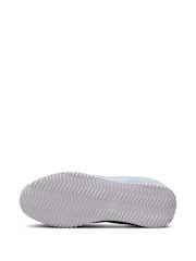 Nike Light Blue White Youth Cortez Trainers - Image 6 of 8