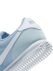 Nike Light Blue White Youth Cortez Trainers - Image 8 of 8