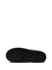 Nike Black Sundial Grey Air Force 1 Youth Trainers - Image 7 of 10