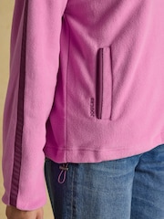 Joules Orla Violet Quarter Zip Fleece - Image 7 of 9