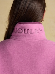 Joules Orla Violet Quarter Zip Fleece - Image 8 of 9