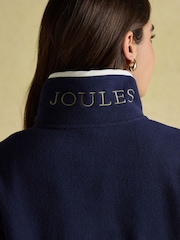 Joules Orla Blue Hotch Potch Quarter Zip Fleece - Image 7 of 8