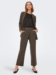 JDY Brown Wide Leg Trousers - Image 4 of 7