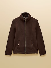 Heritage Chocolate Zip Through Fleece - Image 11 of 11