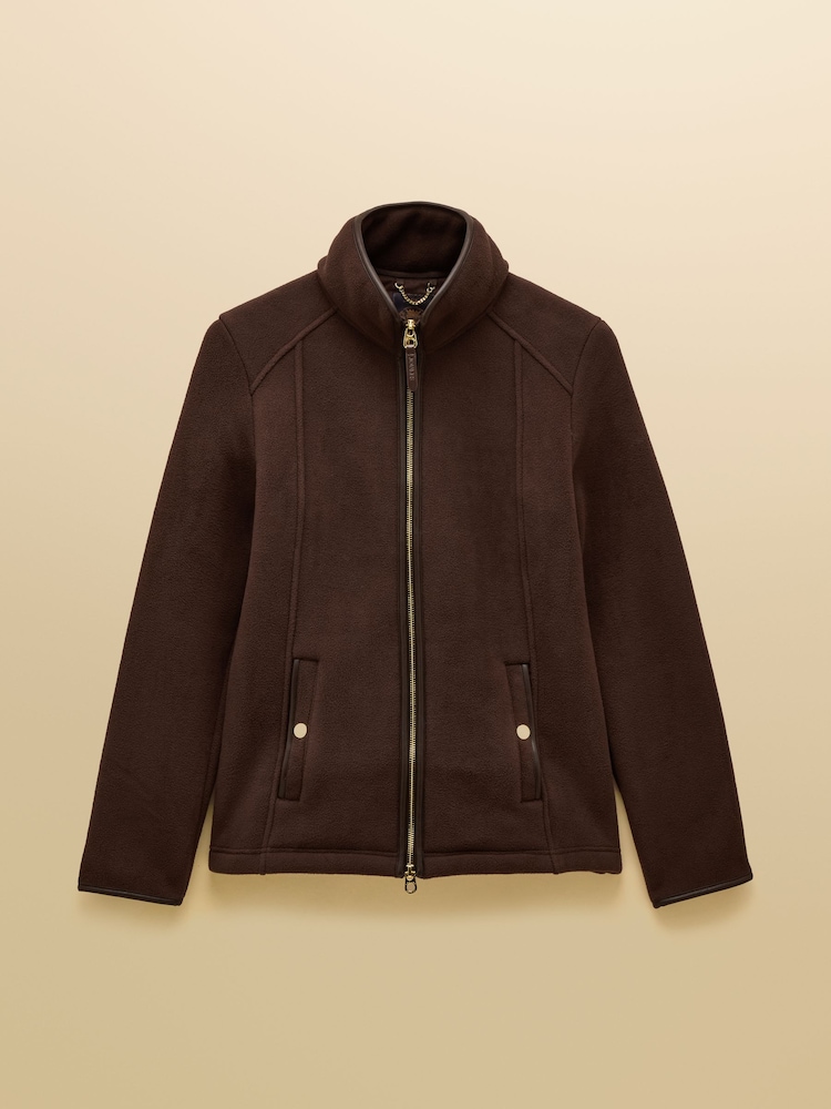 Heritage Chocolate Zip Through Fleece - Image 11 of 11 Heritage Chocolate Zip Through Fleece - Image 11 of 11