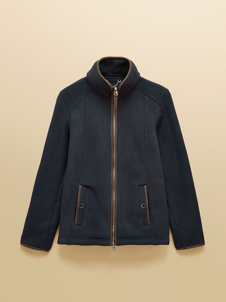 Marineblau - Joules Heritage Polarfleecejacke mit Reißverschluss - Bild 11 von 11