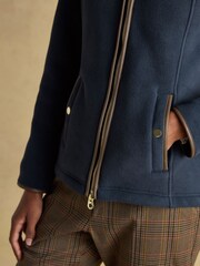 Heritage Navy Zip Through Fleece - Image 5 of 6