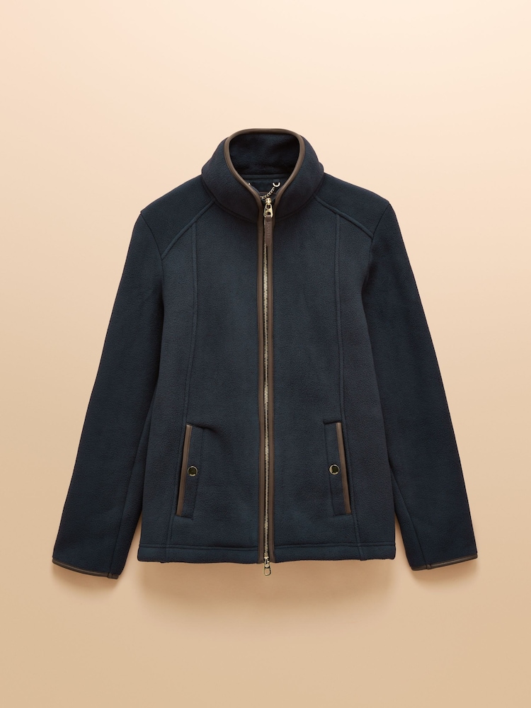Heritage Navy Zip Through Fleece - Image 7 of 7