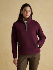 Heritage Wine Red Quarter Zip Fleece - Image 1 of 10