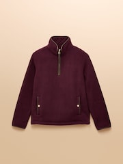 Heritage Wine Red Quarter Zip Fleece - Image 10 of 10
