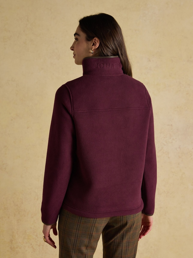 Heritage Wine Red Quarter Zip Fleece - Image 2 of 10