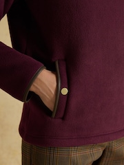 Heritage Wine Red Quarter Zip Fleece - Image 8 of 10